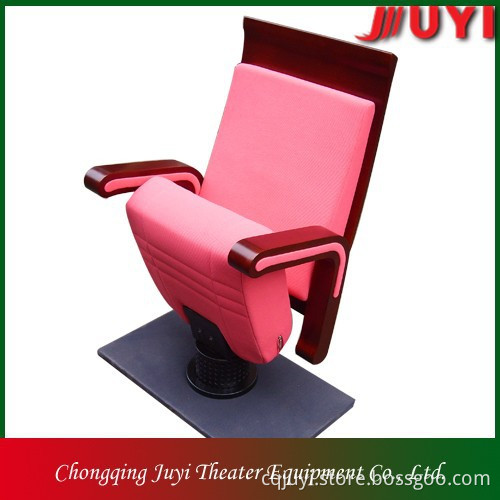 JY-956 theatre chair flip up chair tip up chair folding chair single steel leg wood chair top chair theatre chair